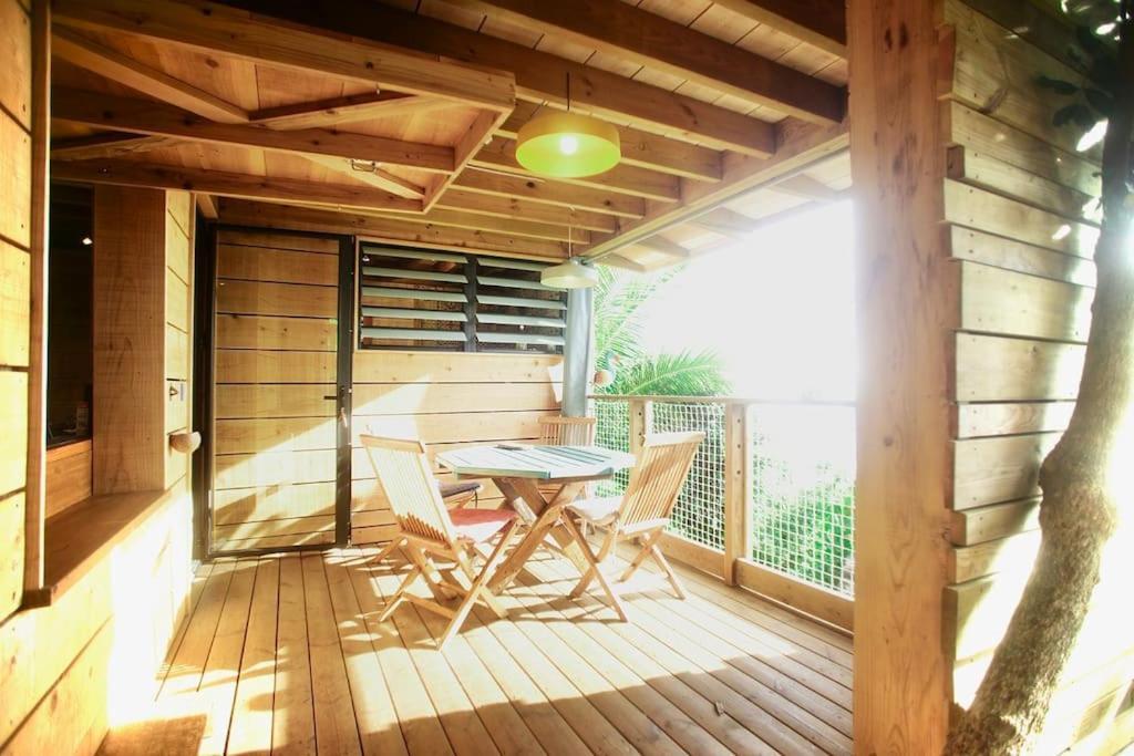 Bungalow Ecologique Avec Toilettes Seches Leu Kabanon Vue Mer Сен-Лу Екстериор снимка
